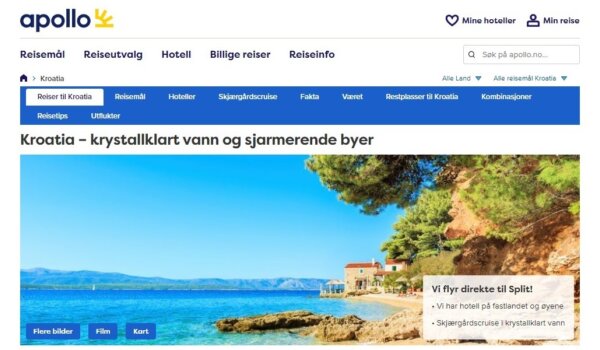 Hrvatska među najpoželjnijim ljetnim destinacijama Norvežana