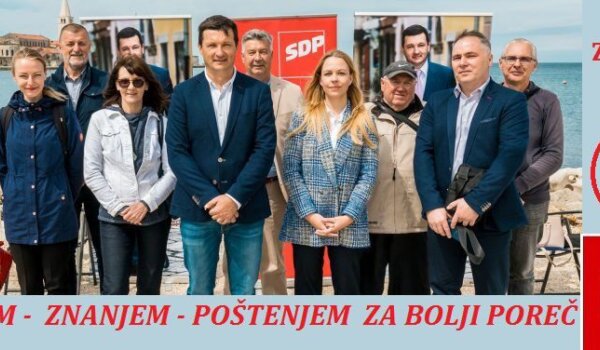 Lista Vladimira Sladonje: Porečani, izađite na izbore i glasajte za promjene