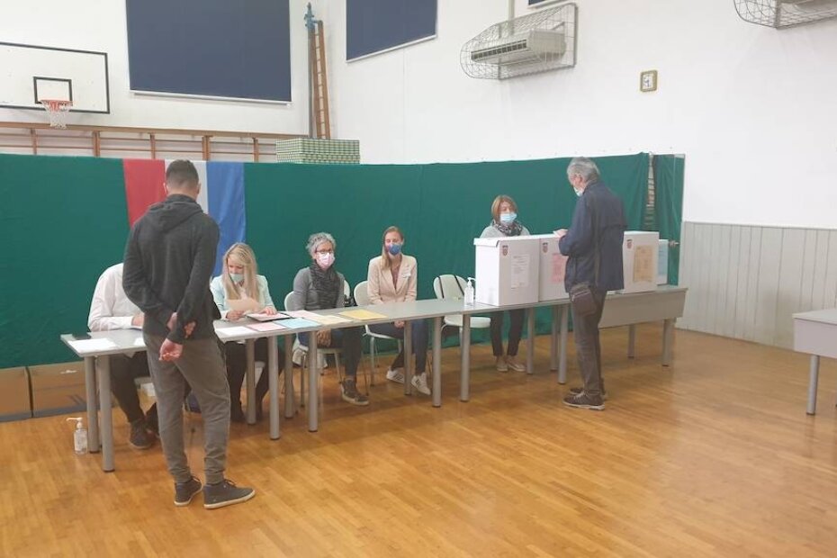 Biračko mjesto u porečkoj Palestri jutros oko 9 sati