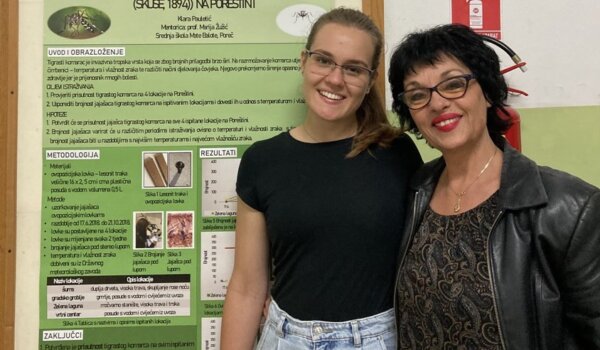 Maturantica Klara Pauletić šesta na državnom natjecanju iz biologije