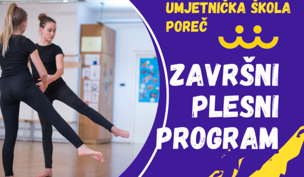 Poreč: Završni plesni program Umjetničke škole u lapidariju Zavičajnog muzeja Poreštine
