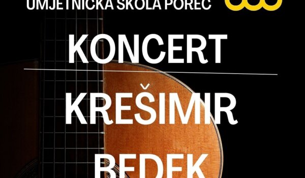 Koncert gitarista Krešimira Bedeka u Istarskoj sabornici