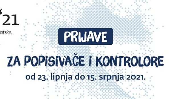 Popis stanovništva 2021: objavljen javni poziv za popisivače i kontrolore