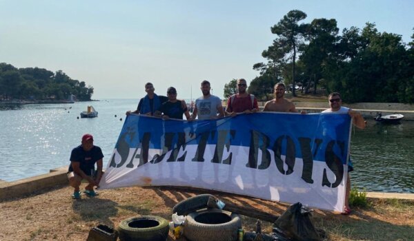 Šajete Boysi i igrači Jadrana u akciji čišćenja uvale Brulo