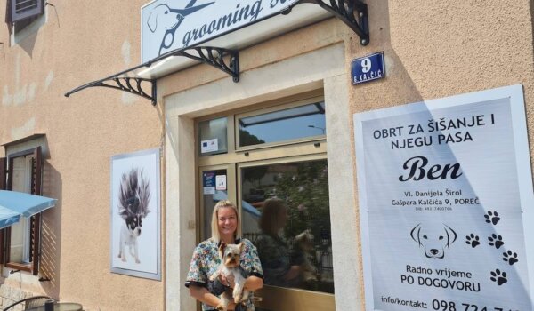 Porečanka Danijela Širol u 45. godini postala poduzetnica i otvorila beauty salon za pse