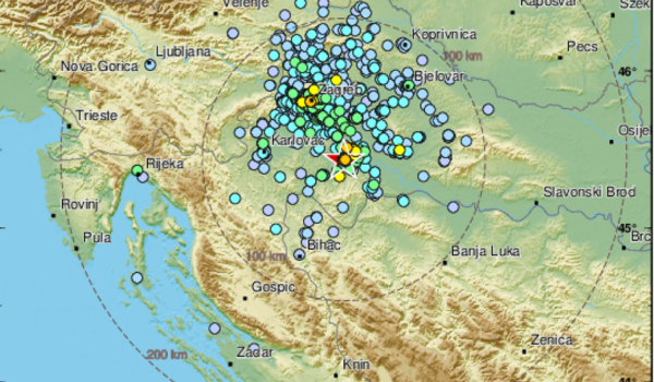 Potres magnitude 4.2 na Baniji; nakon pola sata uslijedio još jedan