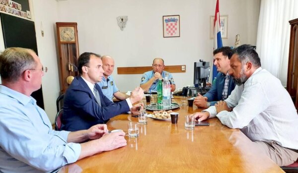 Prijem ususret Danu hrvatske policije i blagdana Sv. Mihovila