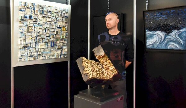 Porečki umjetnik Aleksandar Knapić na Art Fair-u Zagreb