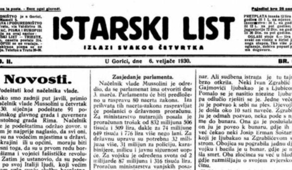 Na današnji dan 1930. godine prestao izlaziti Istarski list