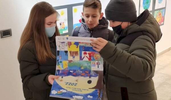 DND Poreč: Izložba dječjih radova iz projekta 'Želim - crtam - utječem' u Maloj galeriji POUP-a