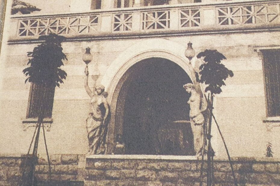 Na fotografiji piše Parenzo - Palestra della Societa Ginnastica