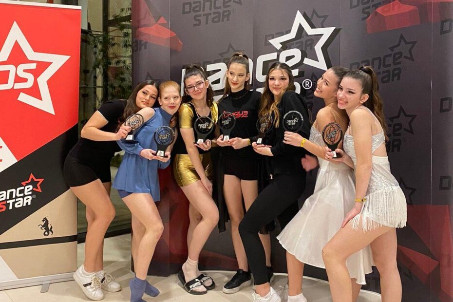 Plesačice Plesnog studija Unique na Dancestar kvalifikacijama