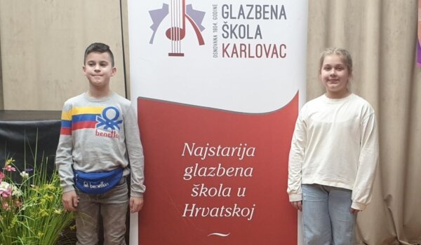 Lucia Janko i David Pršurić  osvojili prve nagrade na natjecanju harmonikaša u Karlovcu