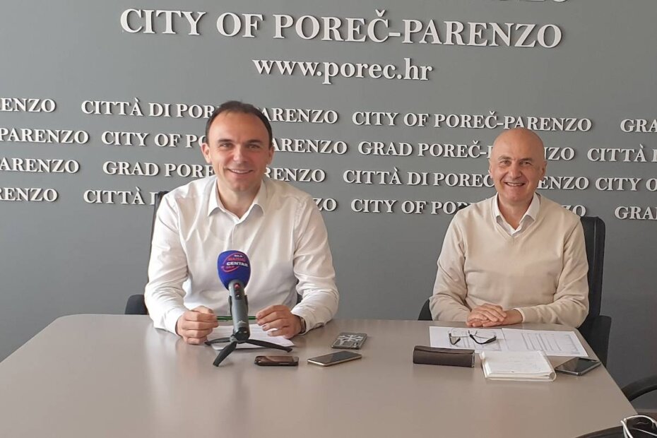 Loris Peršurič i Nenad Velenik, pressica povodom proslave Dana Grada