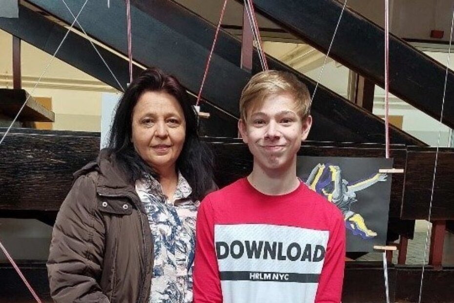 Petar Brajković i njegova mentorica Vesna Banovac Kuča