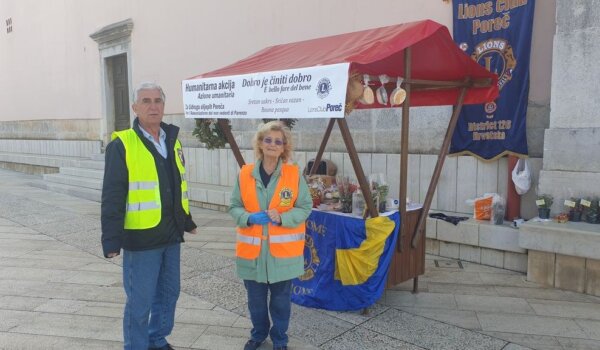 Poreč: Od danas do petka na Trgu slobode donacijska akcija Lionsa za slijepe i slabovidne sugrađane