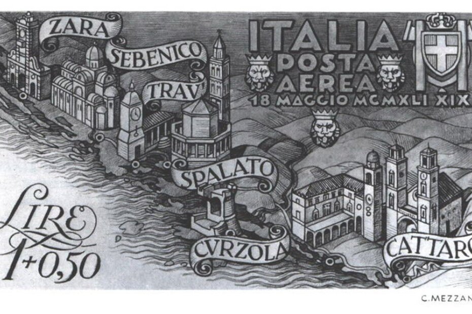 Poštanska marka povodom zauzimanja Dalmacije i otoka