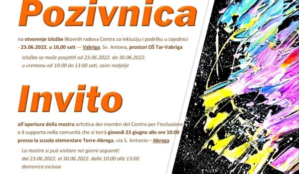 Centar za inkluziju i podršku u zajednici izlaže u Vabrigi