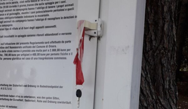 Na plaži u Vrsaru pronađen ključ