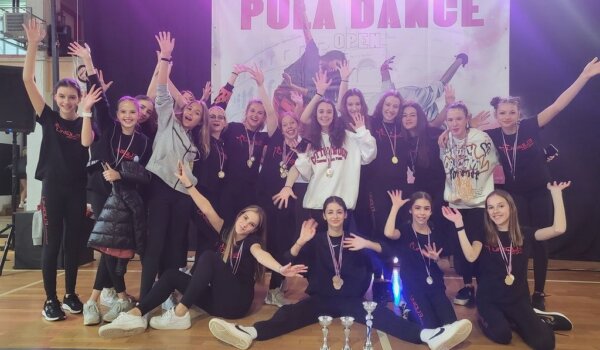 Puno osvojenih nagrada u Puli za porečki plesni studio Unique