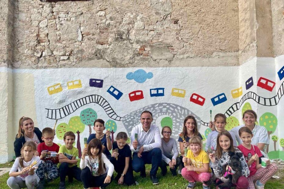 Priča razigranog murala u Parku Matije Gupca