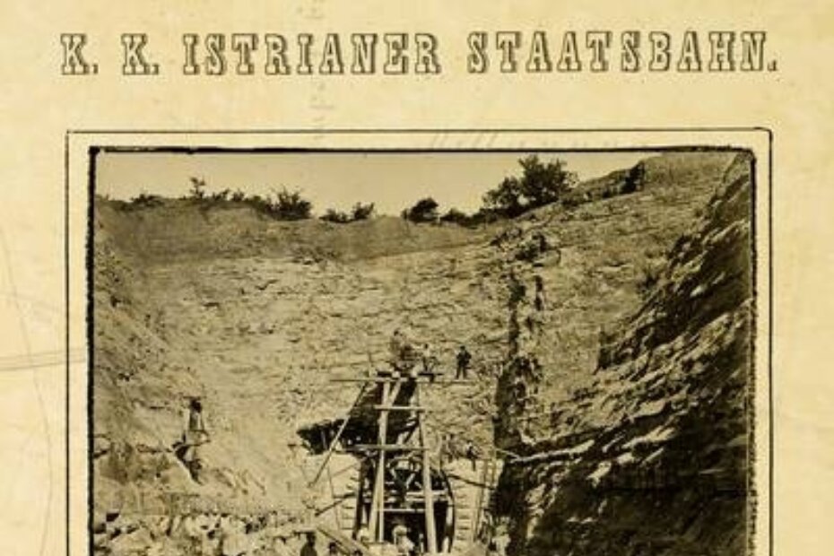 Izložba fotografija s izgradnje Istarske državne željeznice bila je postavljena u Buzetu 2017.