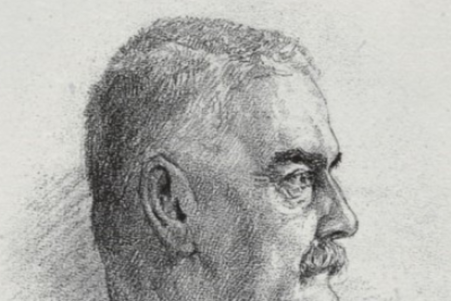 Matko Brajša Rašan, (crtež Saše Šantela, 1920.)