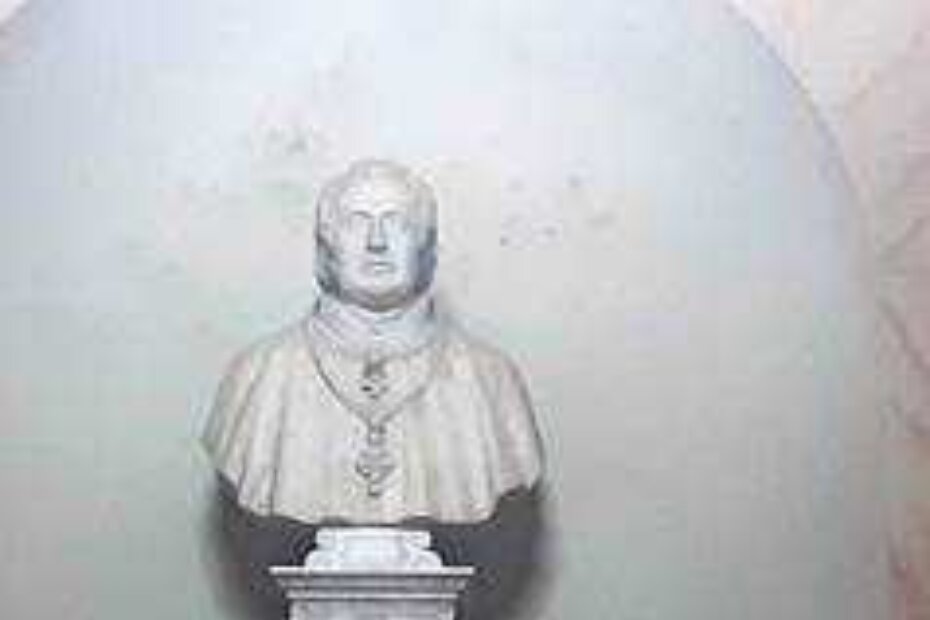 Antonio Peteani, mramorno poprsje, rad Luigija Minisinija