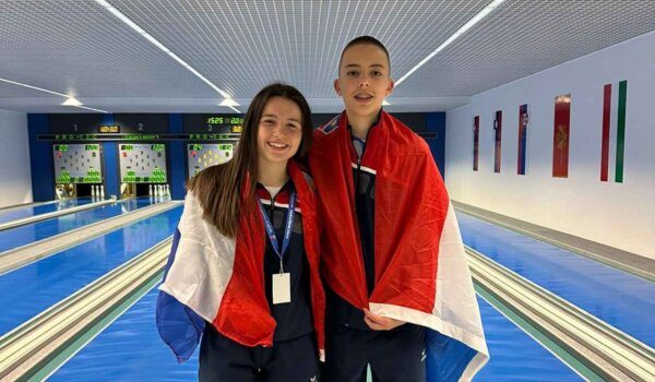 Svjetski kup U14  u kuglanju:  Nina Gašparini i Franko Perković zlatni u Tandemu mix