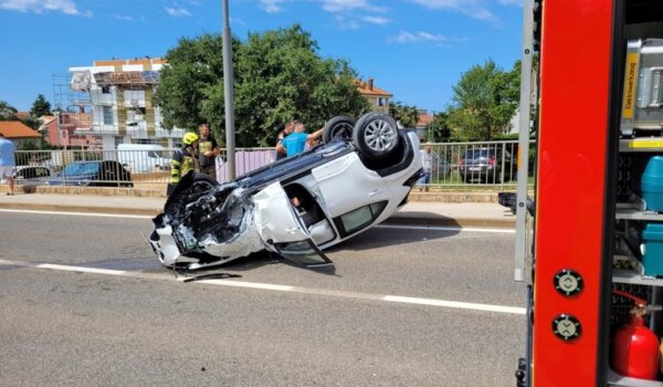 Sudar vozila u Špadićima
