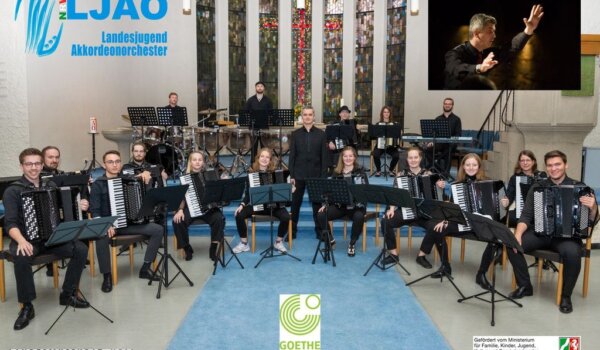 U ponedjeljak koncert Državnog harmonikaškog orkestra mladih Sjeverne Rajne-Vestfalije