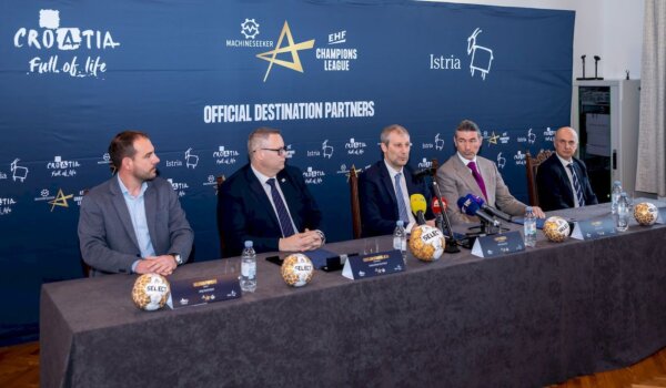 Hrvatska turistička zajednica i TZ Istarske županije postaju službeni destinacijski partneri Machineseeker EHF Champions League