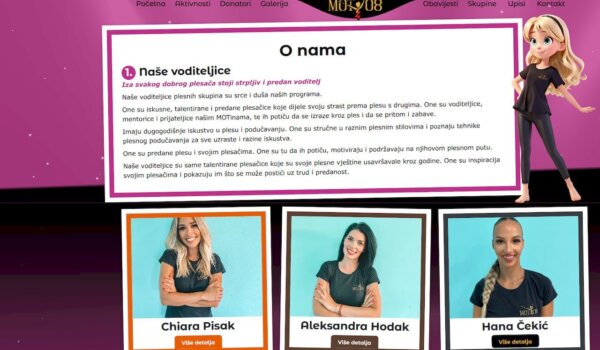 Studio za izvedbene umjetnosti  MOT 08 predstavio nove web stranice