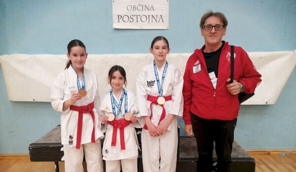 Mlade karatistice porečke Finide osvojile medalje na turniru u Postojni