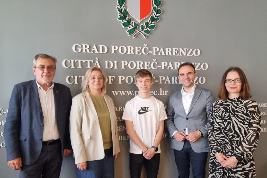 Krešimir Bronić, prof. Danijela Leko, Petar Brajković, Loris Peršurić, Nadia Štifanić Dobrilović