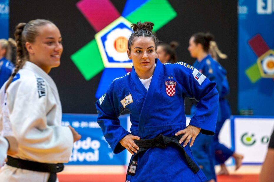 Matić, Riner i japanska olimpijska reprezentacija u Poreču - Matić na krovu stemsporta