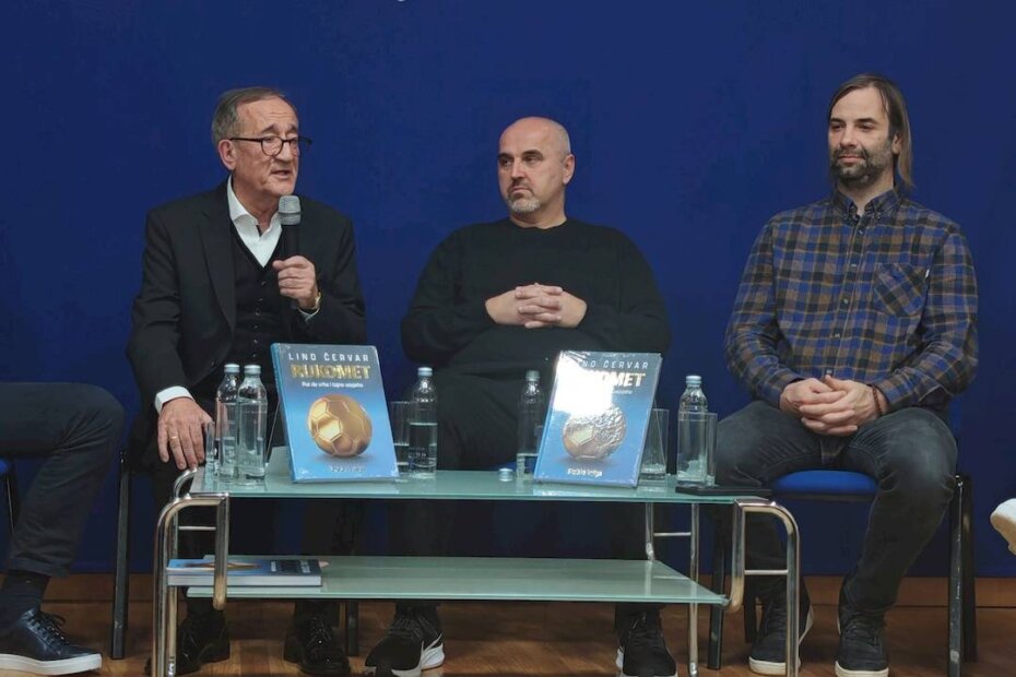 Lino Červar na promociji knjige u Umagu