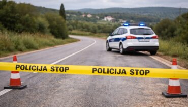 policija stop traka nesreća