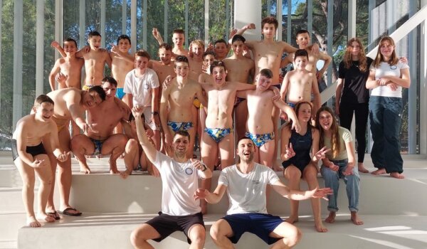 Rovinj dočekao mlade vaterpoliste: Prijateljska utakmica VK Poreč i VK Delfin