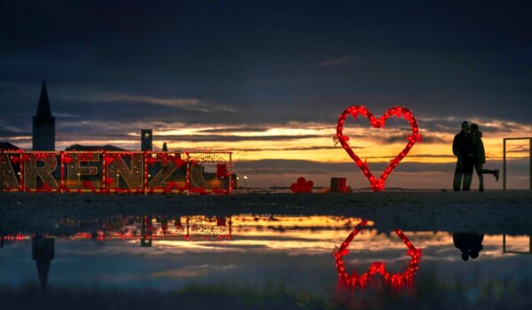 Valentinovo u Poreču: Uređeno srce na šetnici