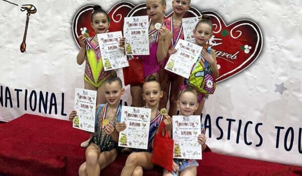 Ritmičarke KRSG Poreč osvojile brojne medalje na Christmas Cupu u Zagrebu