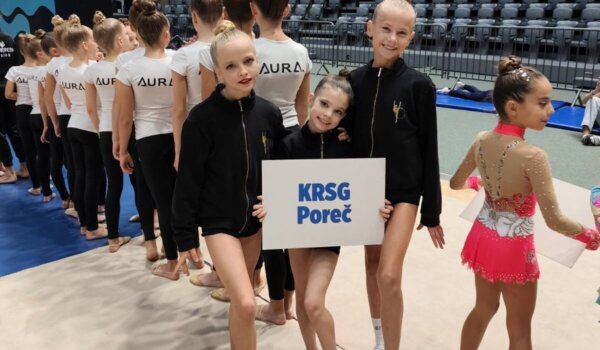 Šest postolja u dva vikenda: porečke ritmičarke uspješne u Zadru i Udinama