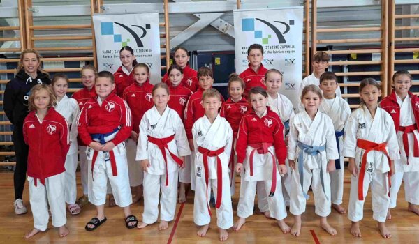 Finida ugostila šezdesetak karatista iz četiri istarska kluba