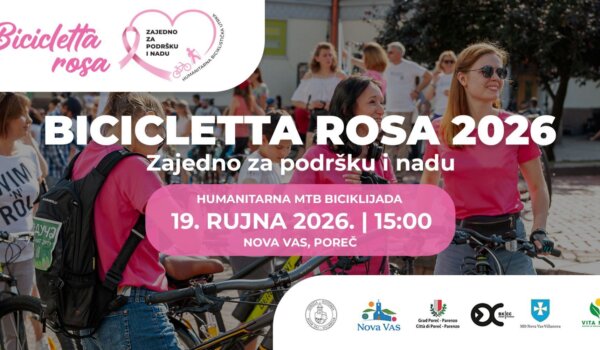 Bicicletta rosa: Nova Vas 19. rujna vozi i hoda za pomoć onkološkim pacijentima