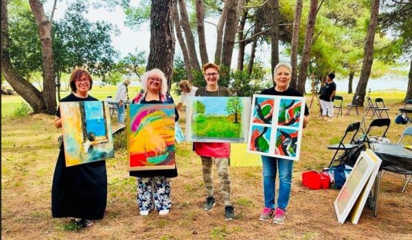 Članice Likovne udruge Poreč sudjelovale na Medulinartu