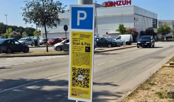 Novigrad uvodi virtualni parkirni aparat kao novi sustav plaćanja