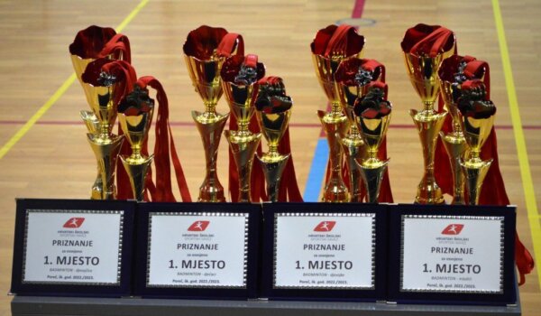 Državno prvenstvo u badmintonu i stolnom tenisu za škole od 26. veljače do 1. ožujka u Poreču