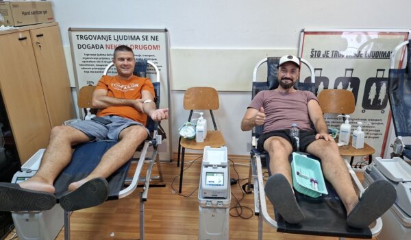 Dvoje prvi put, jedan čak 75. put: rezultati akcije darovanja krvi u Poreču