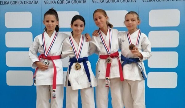 Članice karate kluba Finida vratile se sa šest medalja s Gorica Opena