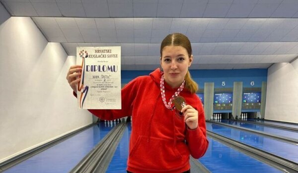 Nika Štetić osvojila broncu na kuglačkom prvenstvu RH u sprintu